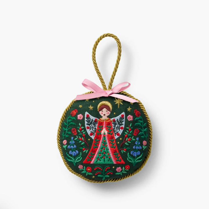 Christmastide Embroidered Ornaments