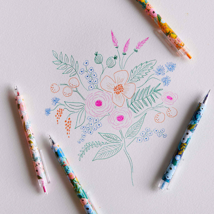Garden Party Gel Pen Set of 4