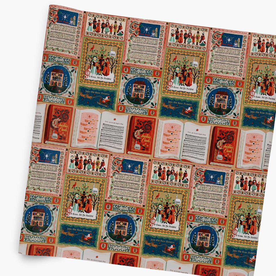 Christmas Carols Continuous Wrap