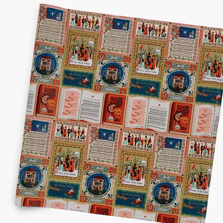 Christmas Carols Continuous Wrap