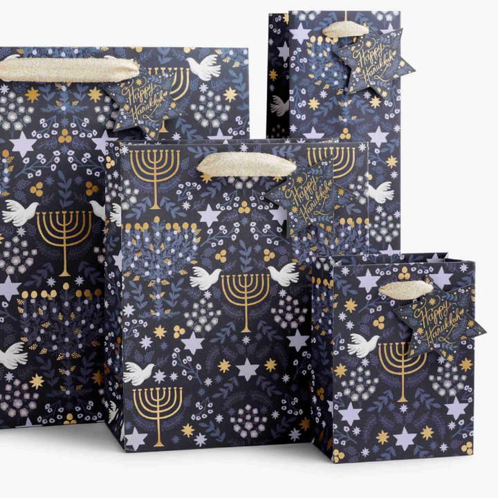 Laurel Menorah Gift Bag