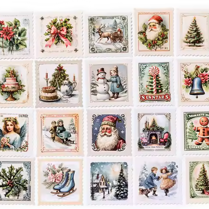 Christmas Letter Stickers (Pack of 45)