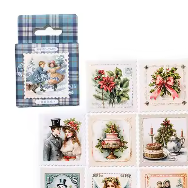 Christmas Letter Stickers (Pack of 45)