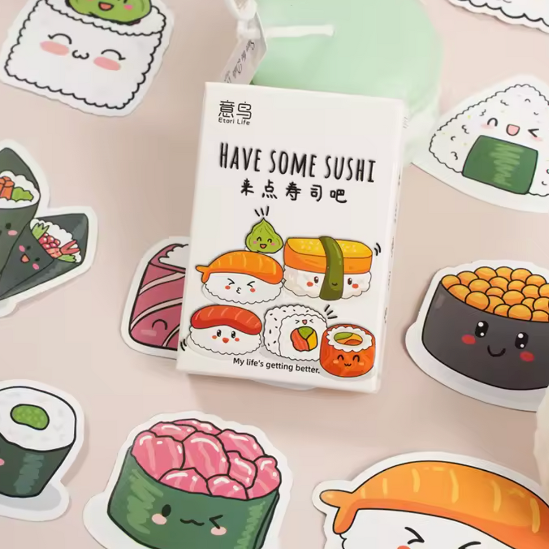 Sushi Stickers (Pack of 30)