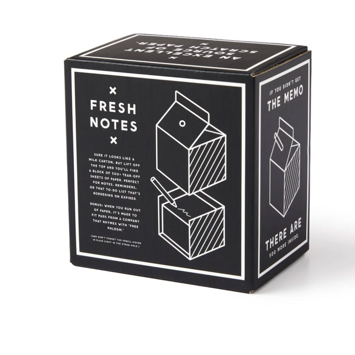 Fresh Ideas Milk Carton Note Set