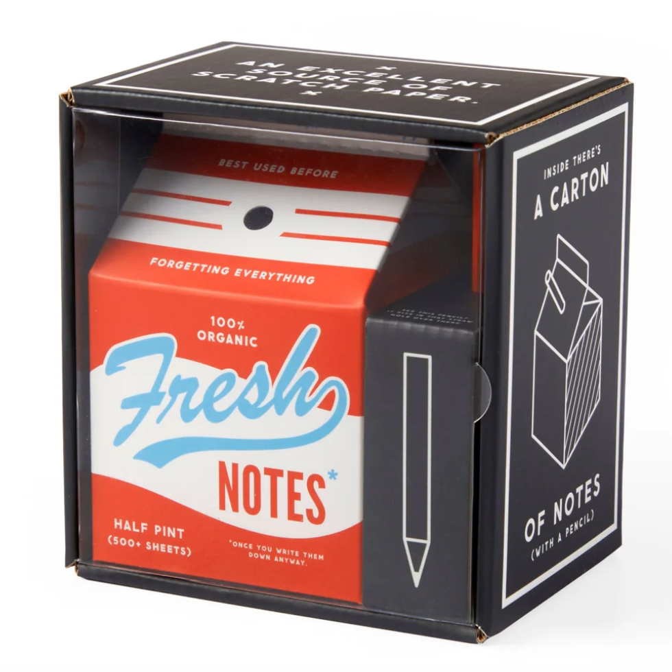 Fresh Ideas Milk Carton Note Set