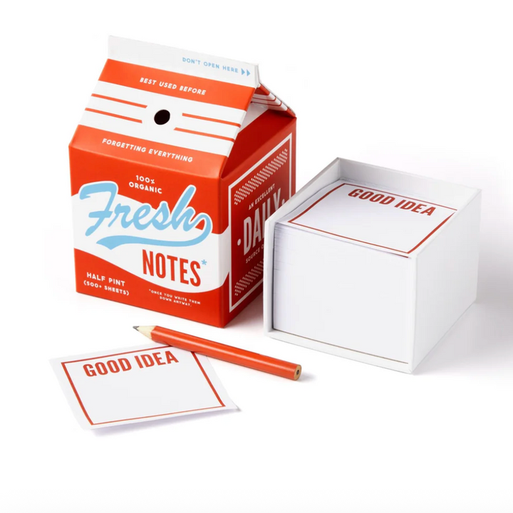 Fresh Ideas Milk Carton Note Set