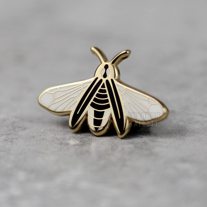 Firefly Lightning Bug Glow in the Dark Enamel Pin