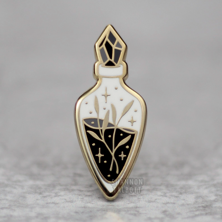 Herbology Potion Vial Magic Witchy Enamel Pin