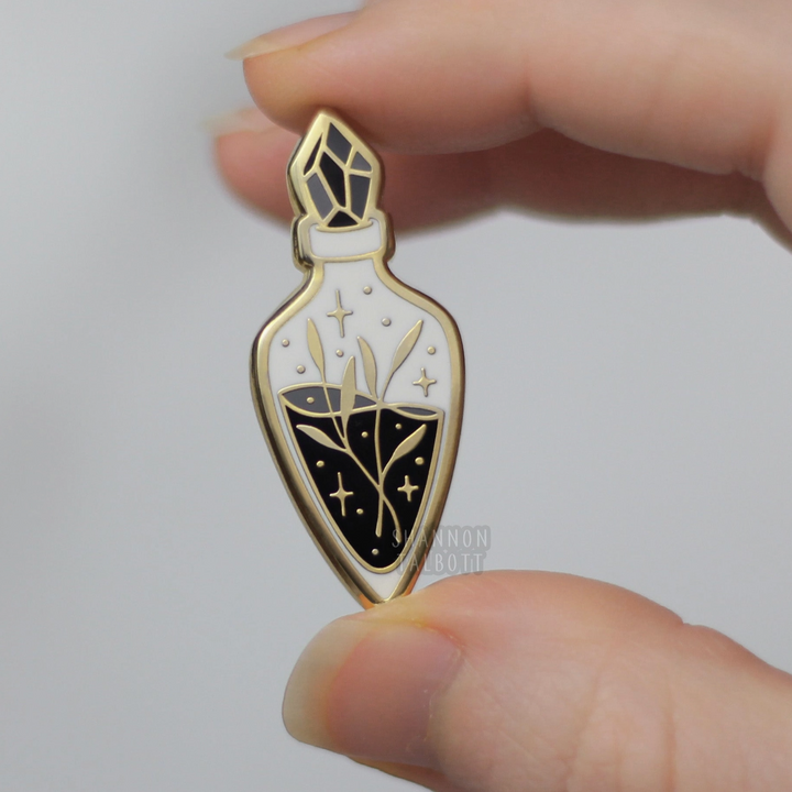 Herbology Potion Vial Magic Witchy Enamel Pin