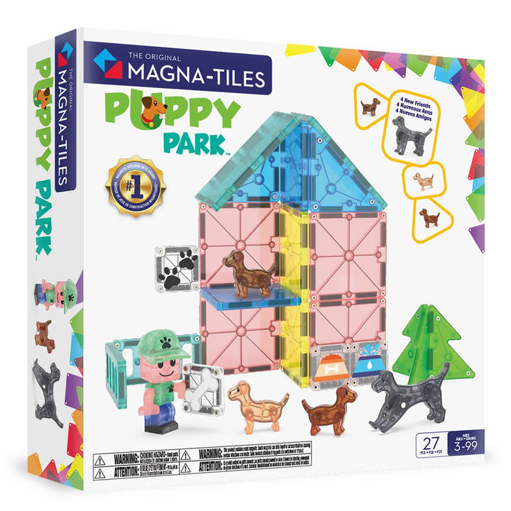 MAGNA-TILES® Puppy Park 27-Piece Set