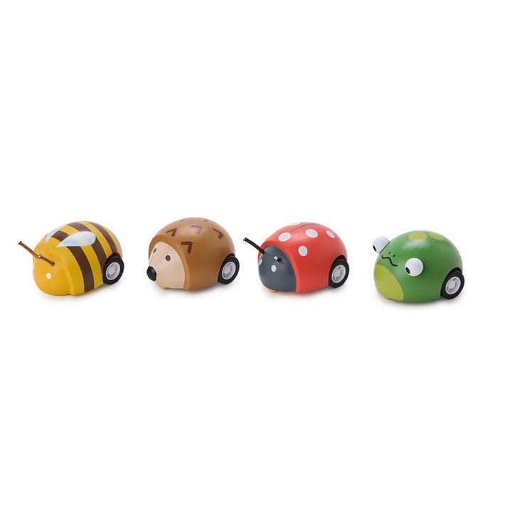 Garden Critters Wooden Pullback Toys