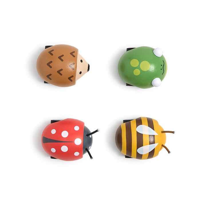 Garden Critters Wooden Pullback Toys