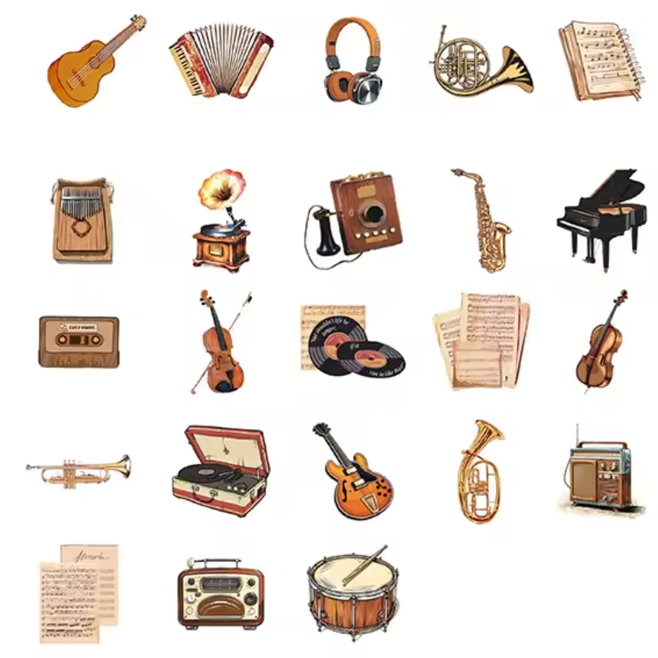 Classical Music Stickers (Pack of 45)