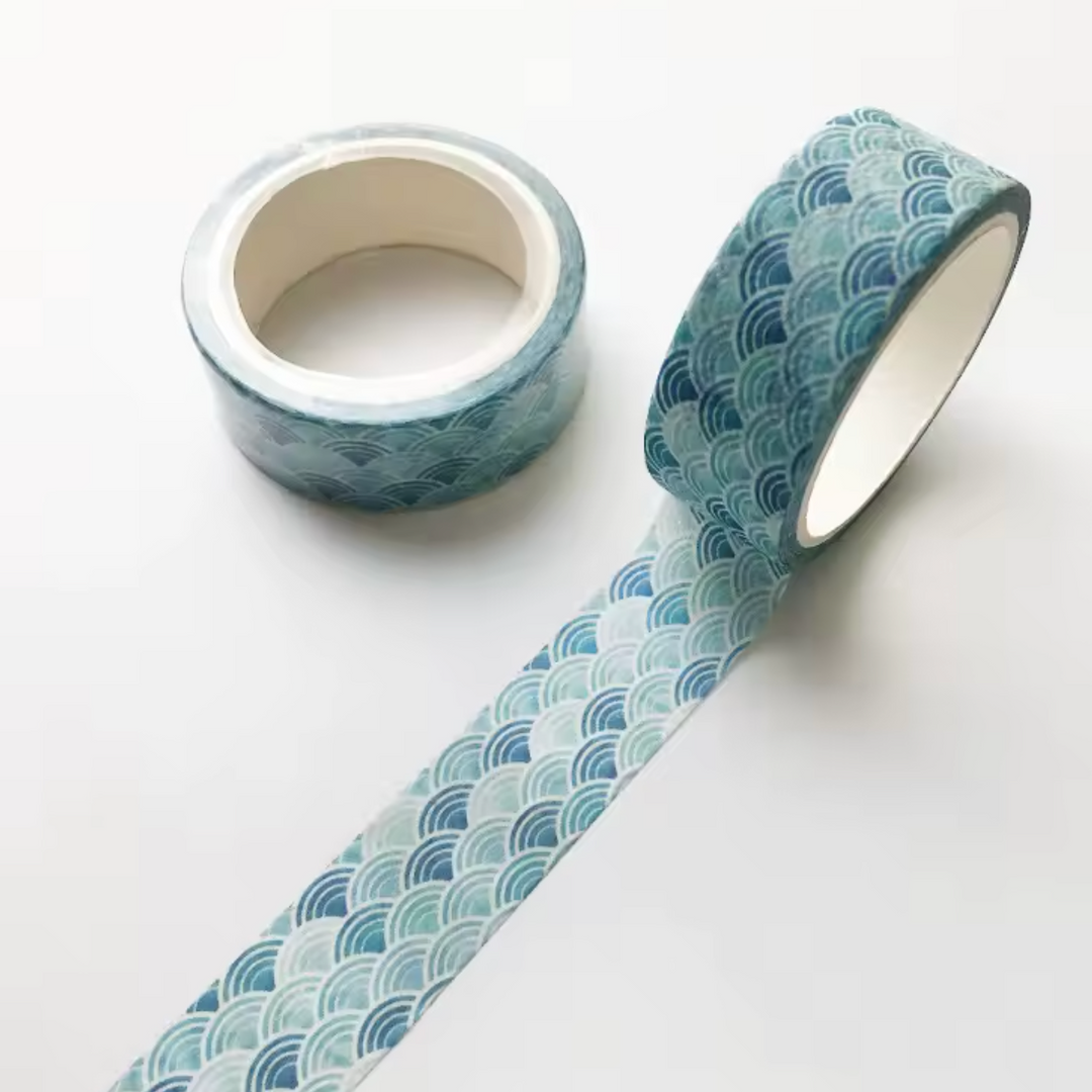 Blue Waves Washi Tape
