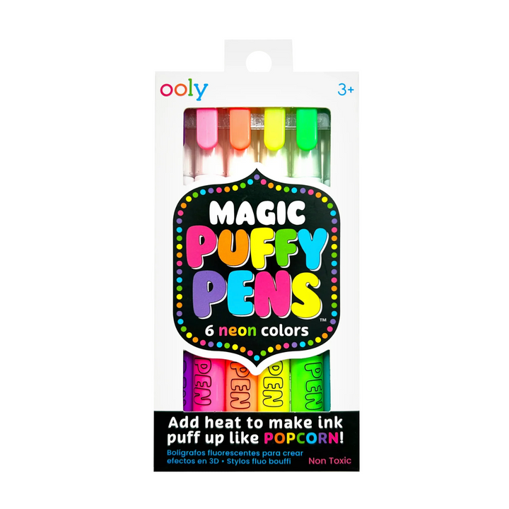 Magic Neon Puffy Pens
