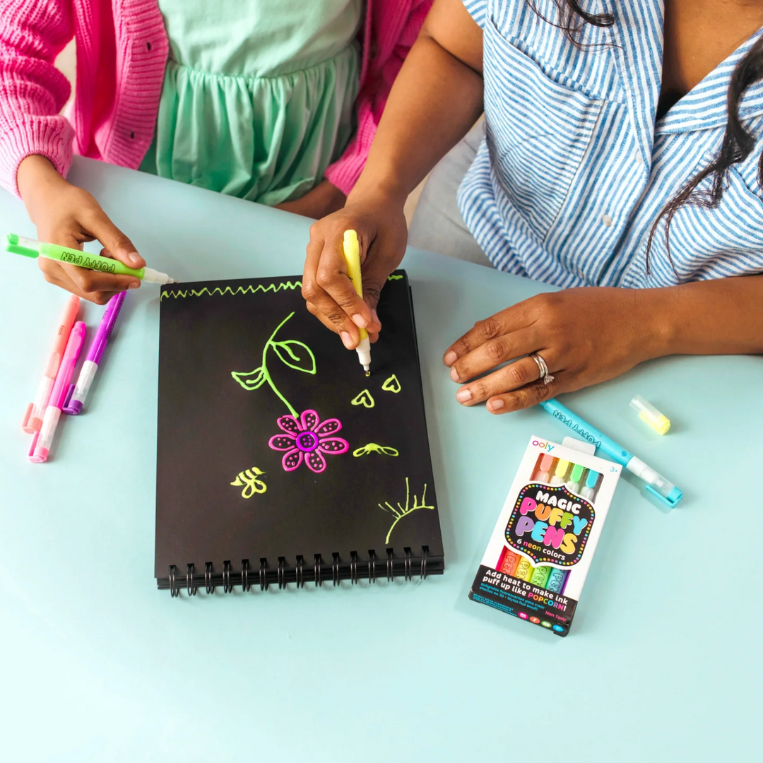 Magic Neon Puffy Pens