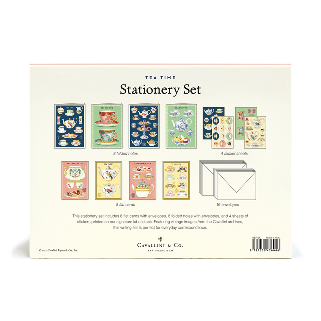 Tea Time Stationery Set