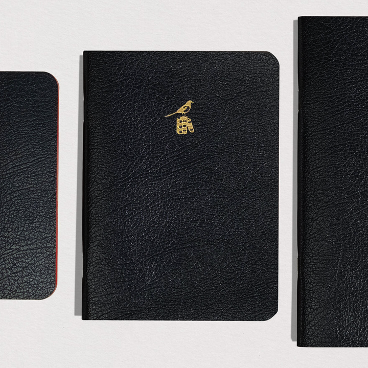 Bieffe Roma Notebook - Black (Lined)