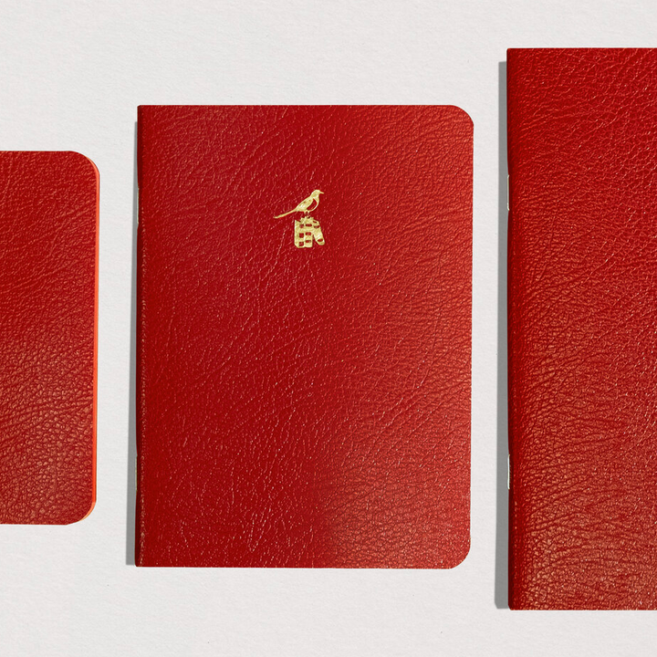 Bieffe Roma Notebook - Red (Lined)