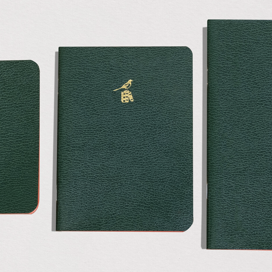 Bieffe Roma Notebook - Green (Blank)