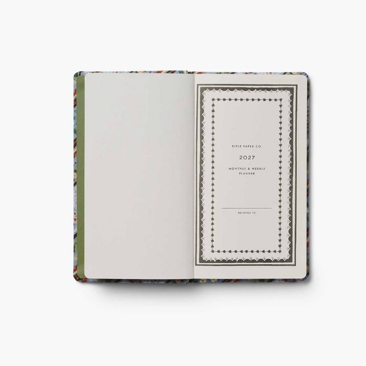 Paisley 12-Month Hardcover Pocket Planner (Jan-Dec 2027)