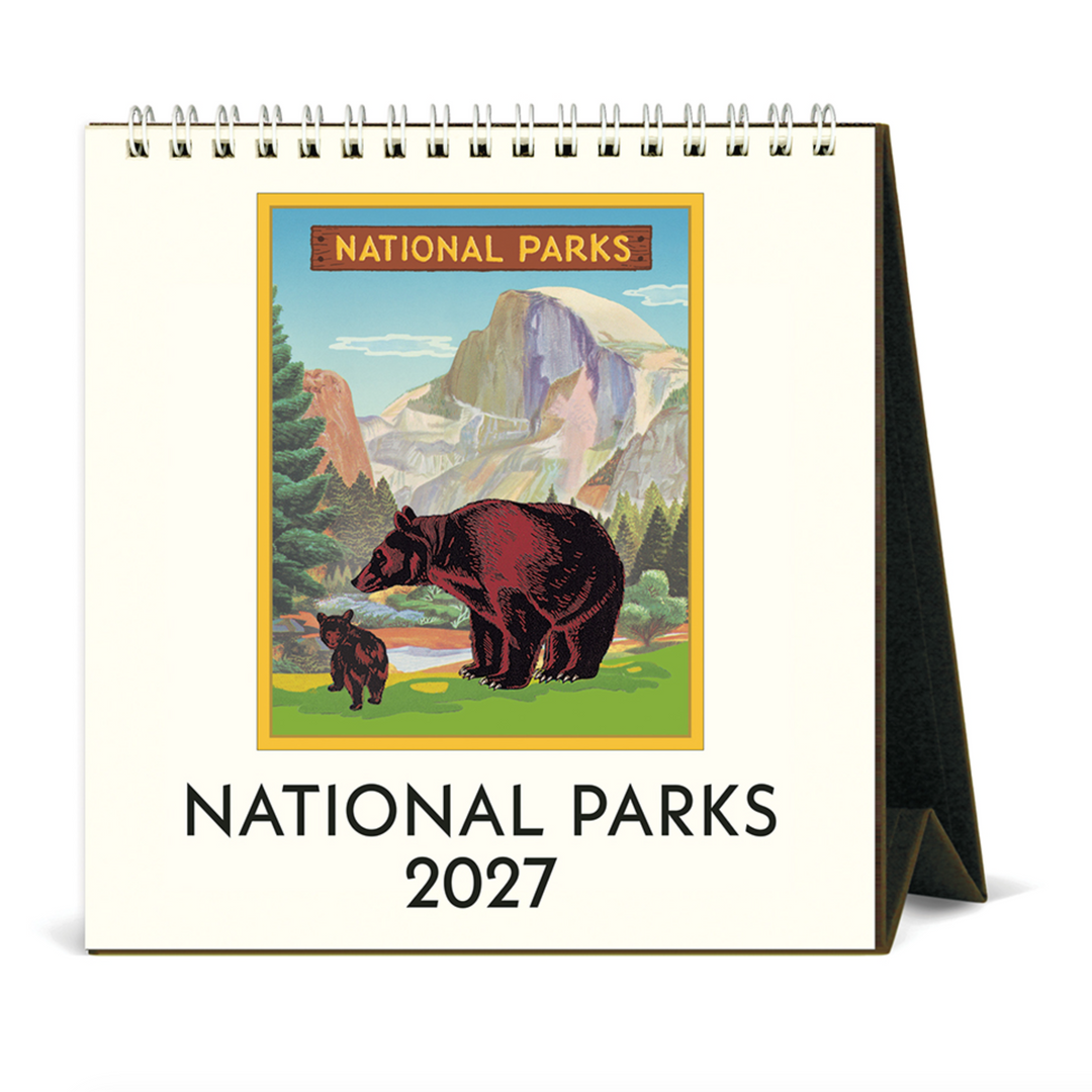 Cavallini Desk Calendar - National Parks (2027)