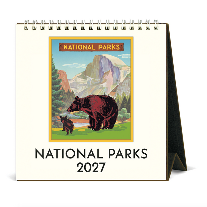 Cavallini Desk Calendar - National Parks (2027)