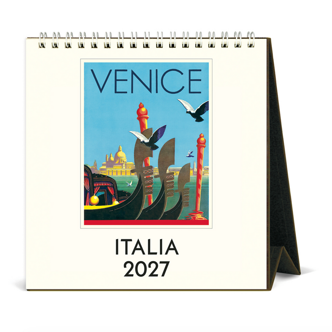 Cavallini Desk Calendar - Italia (2027)