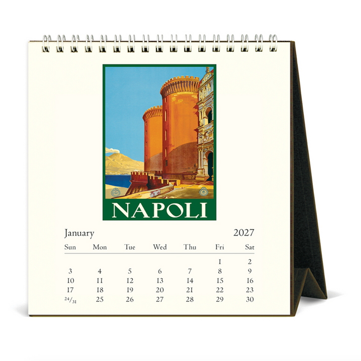 Cavallini Desk Calendar - Italia (2027)