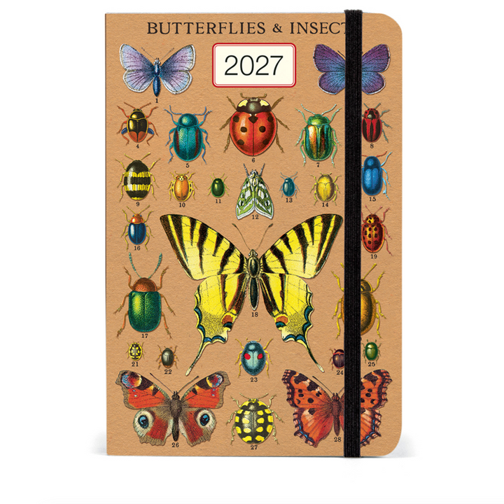 Cavallini Weekly Planner - Entomology (Jan-Dec 2027)