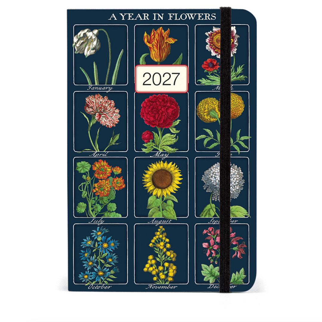 Cavallini Weekly Planner - A Year in Flowers (Jan-Dec 2027)