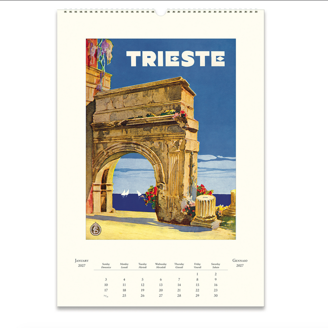 Cavallini Wall Calendar - Italia (2027)