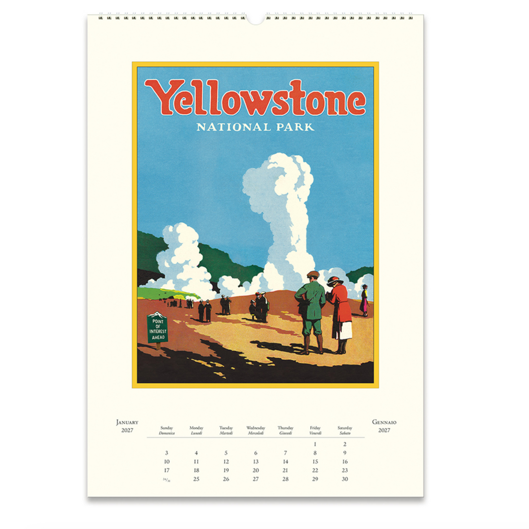 Cavallini Wall Calendar - National Parks (2027)