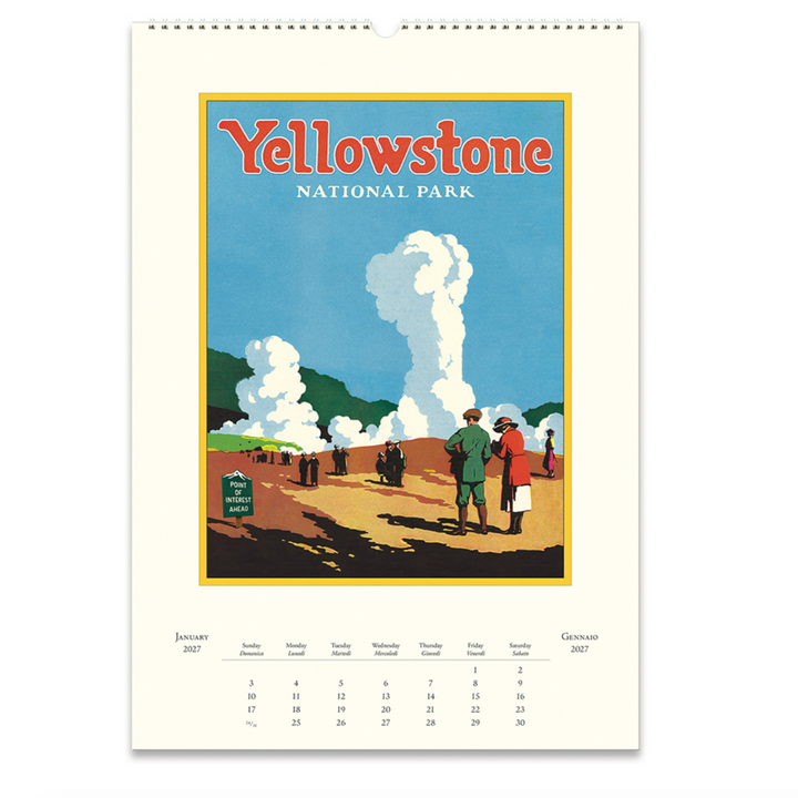 Cavallini Wall Calendar - National Parks (2027)