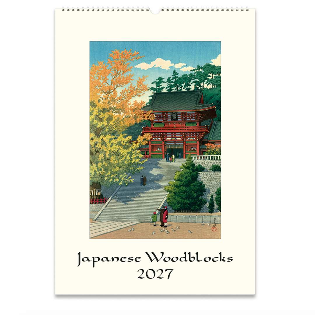Cavallini Wall Calendar - Japanese Woodblocks (2027)