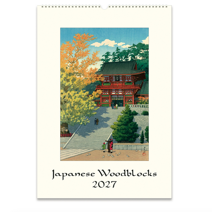 Cavallini Wall Calendar - Japanese Woodblocks (2027)