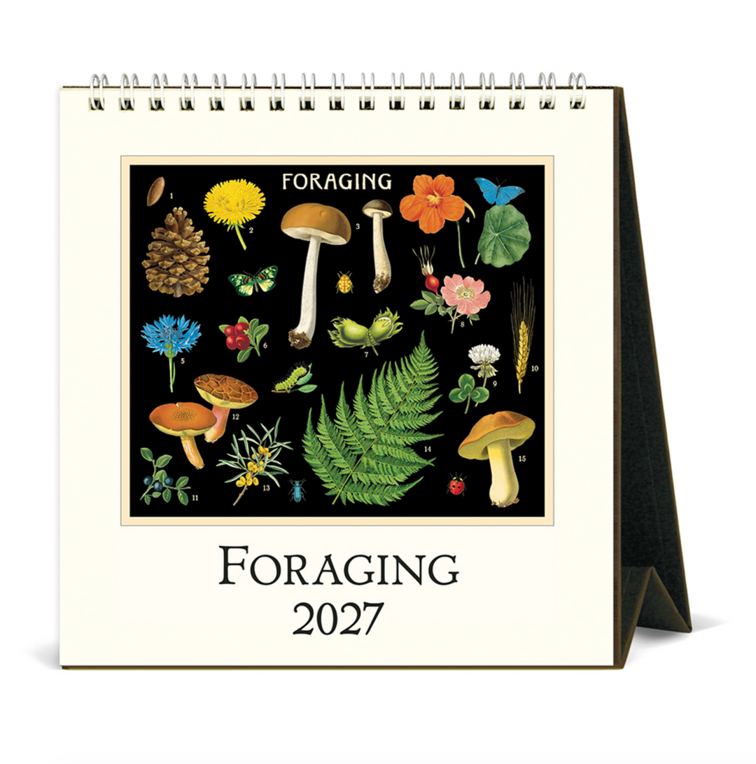 Cavallini Desk Calendar - Foraging (2027)