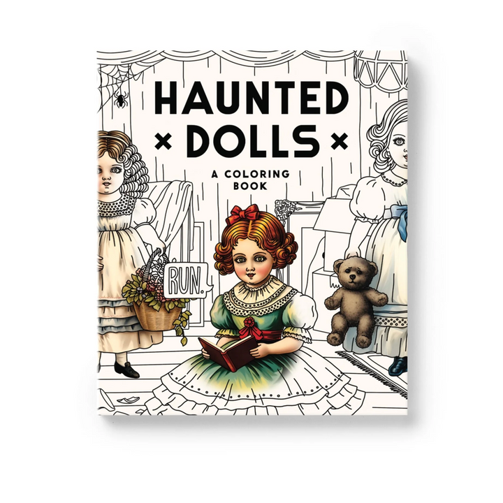 Haunted Dolls Coloring Book