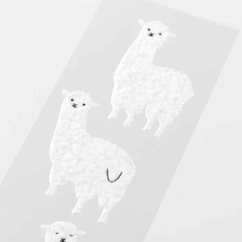 Letter Set with Stickers - Alpacas