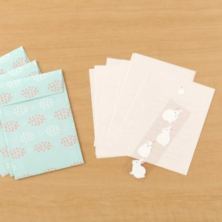 Letter Set with Stickers - Rabbit