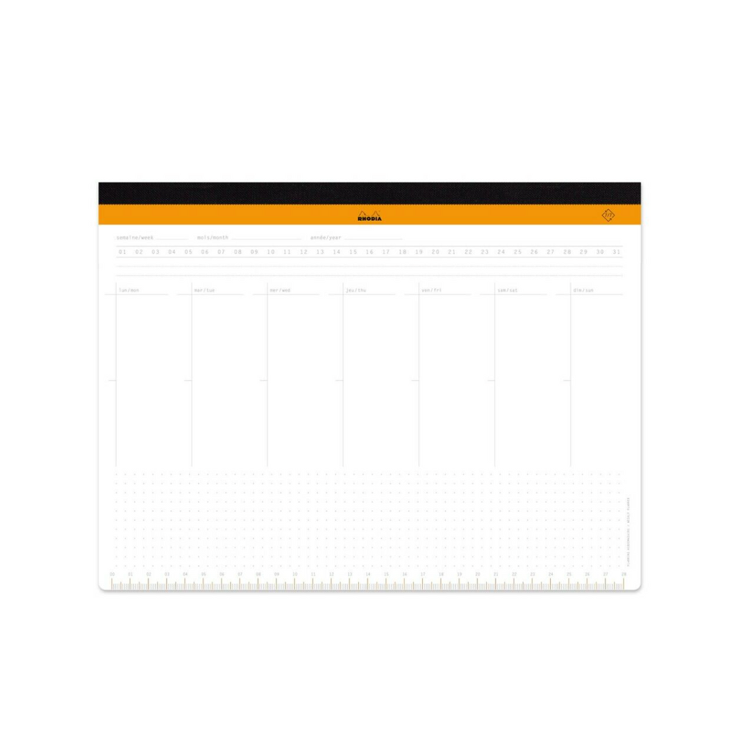 Rhodia Undated Weekly Desk Pad (11.375" x 8.75")