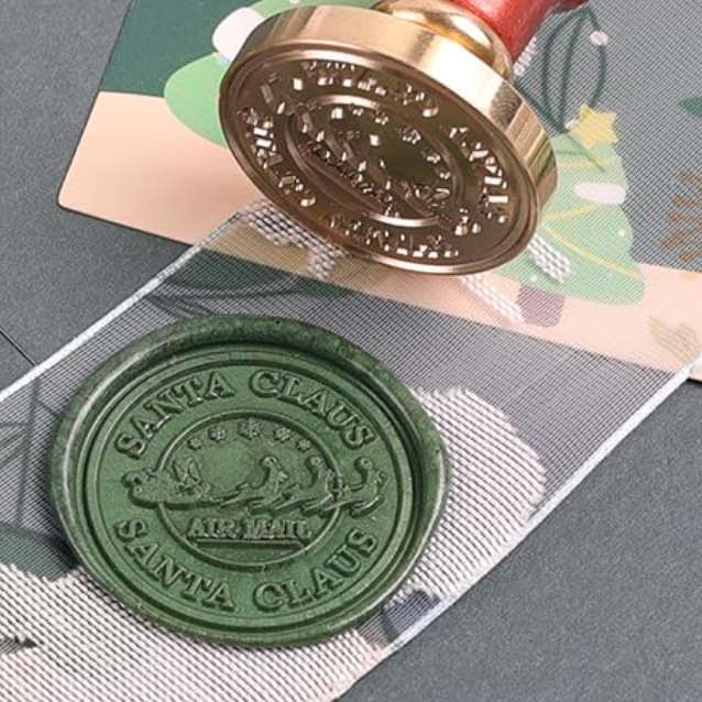Wax Seal Stamp - Santa Air Mail