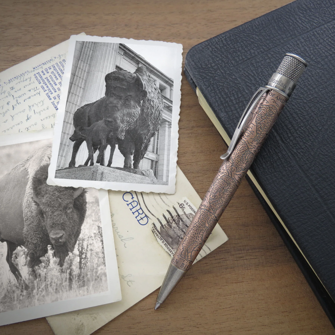 Retro51 Smithsonian Bison: Standing Strong Rollerball Pen