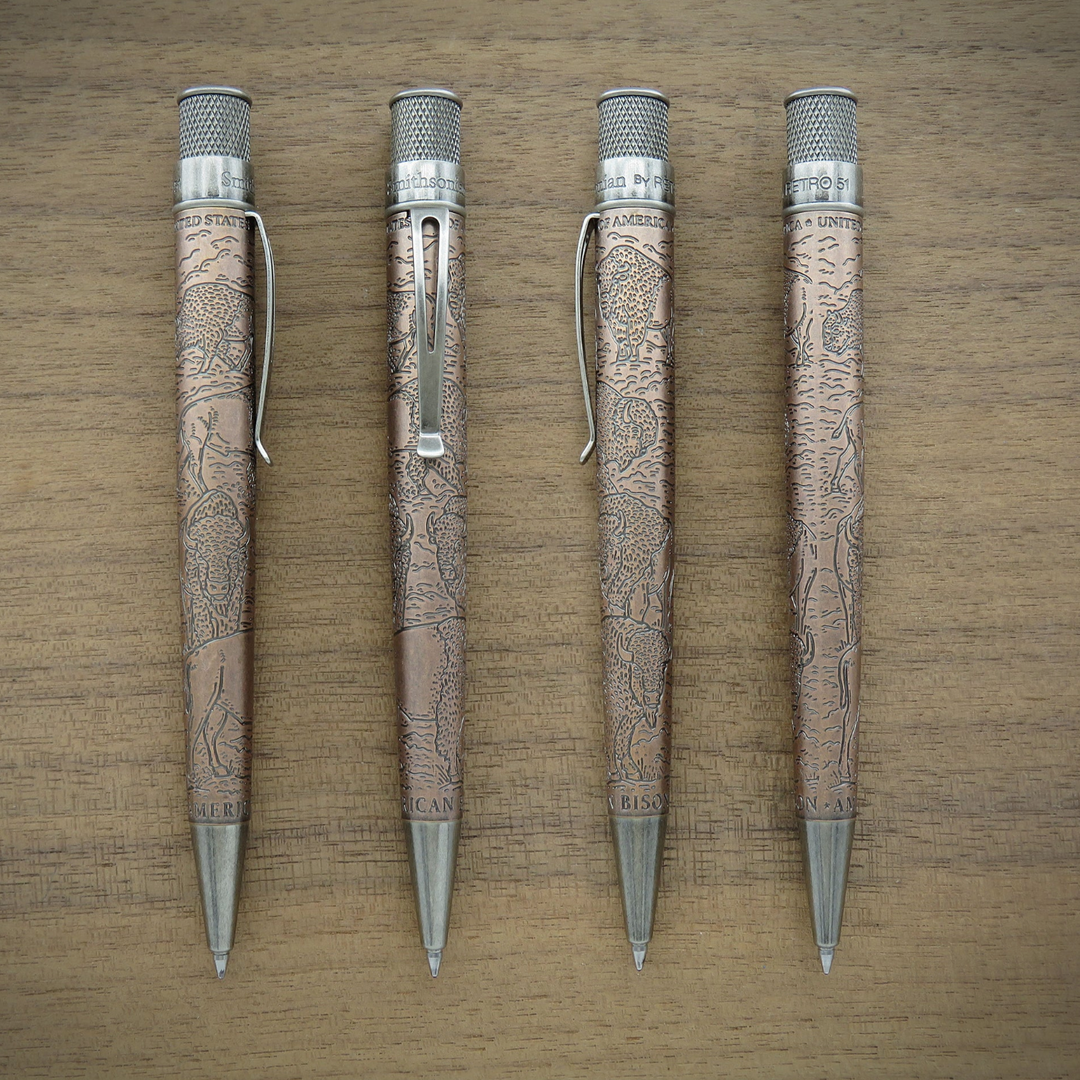Retro51 Smithsonian Bison: Standing Strong Rollerball Pen