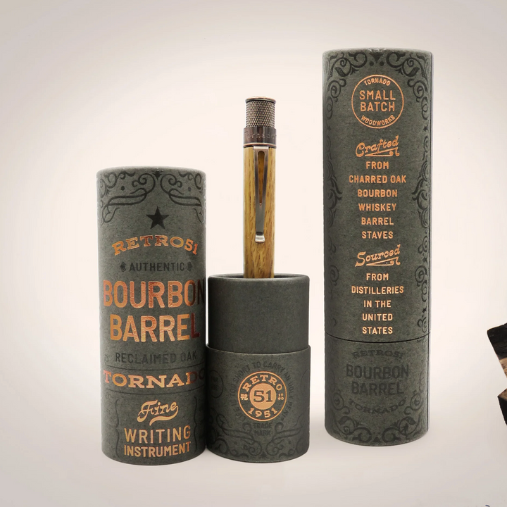 Retro51 Tornado™ Woodworks - Bourbon Barrel Rollerball