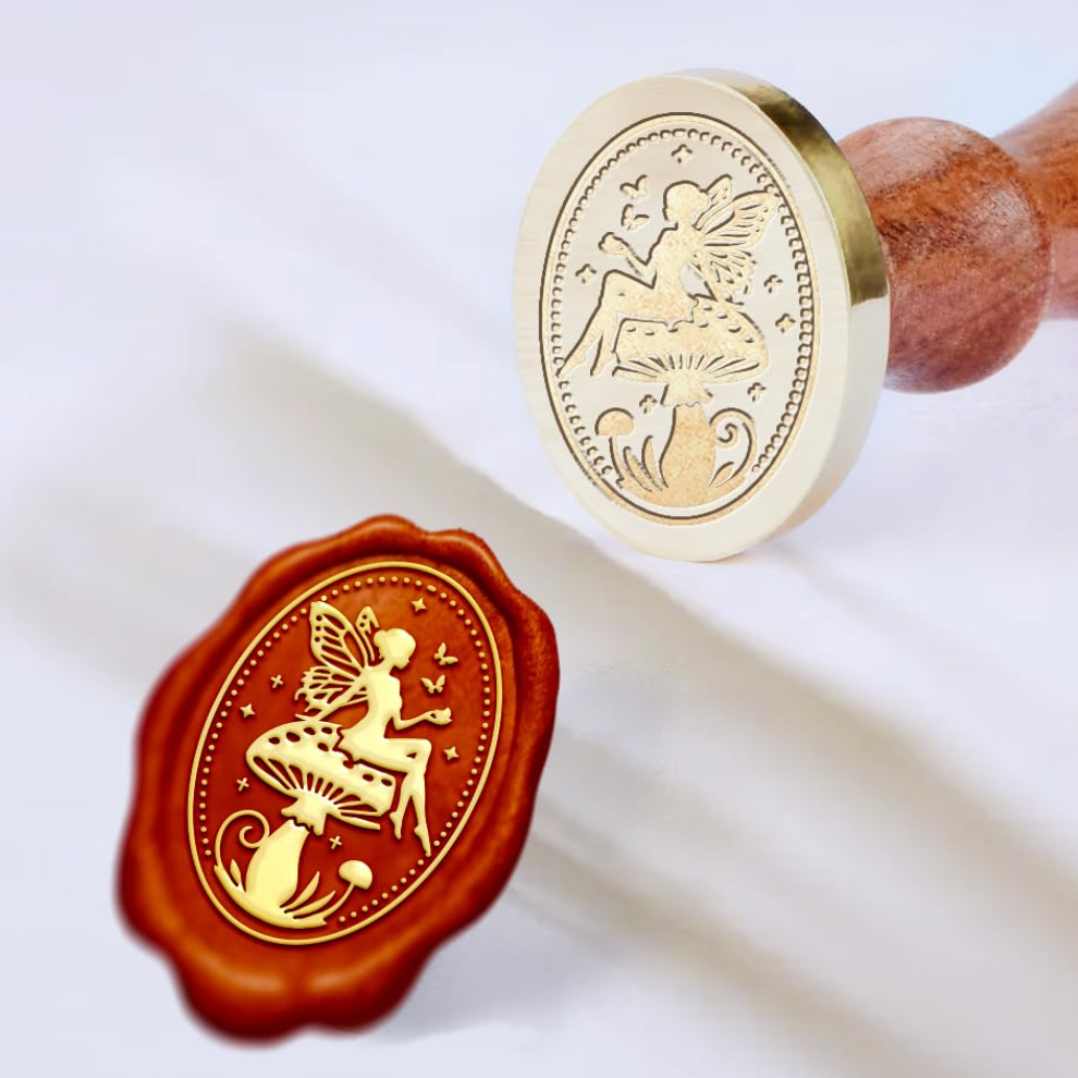 Wax Seal Stamp - Fairy Oval
