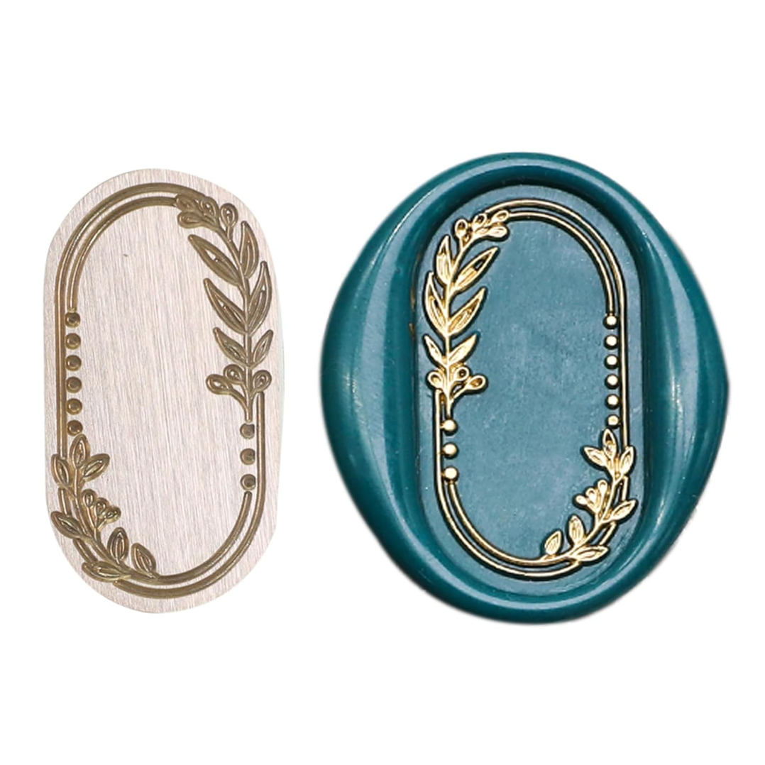 Wax Seal Stamp - Vintage Oval Frame