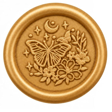 Wax Seal Stamp - Butterfly Garden
