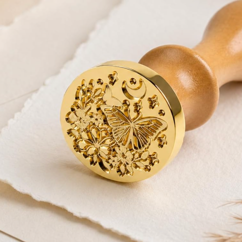 Wax Seal Stamp - Butterfly Garden